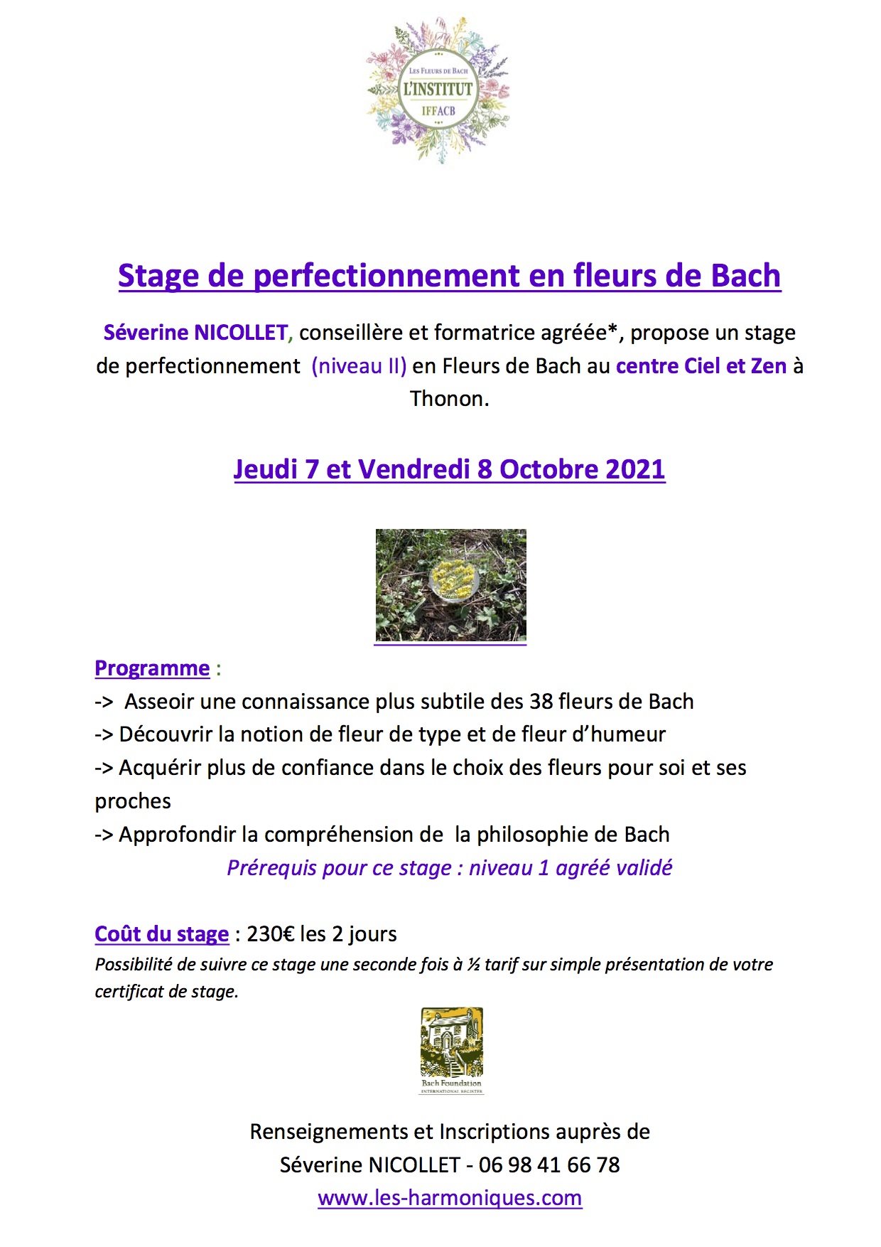 AFFICHE THONON NIV II oct 2021