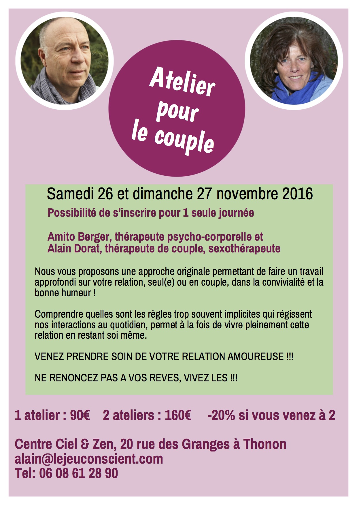 Atelier Thonon nov 2016