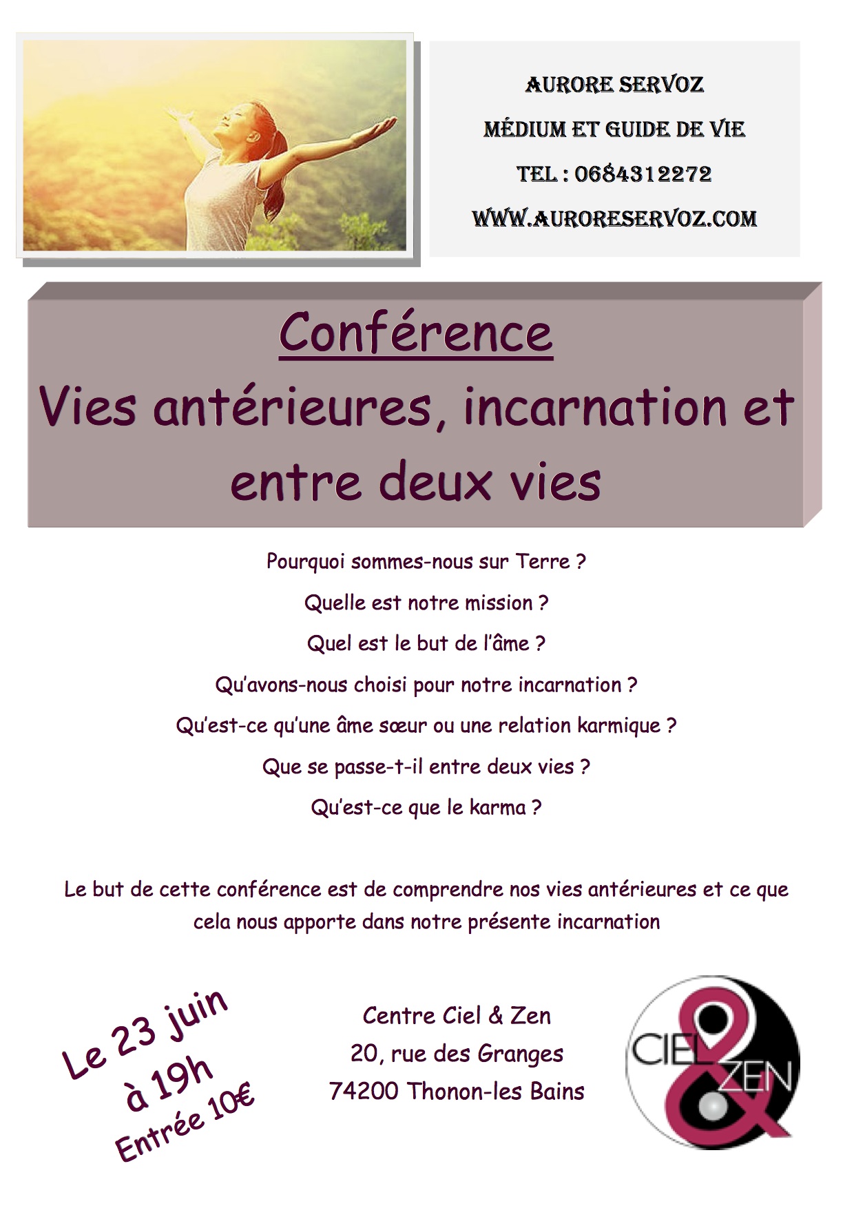 Conférence ciel et zen