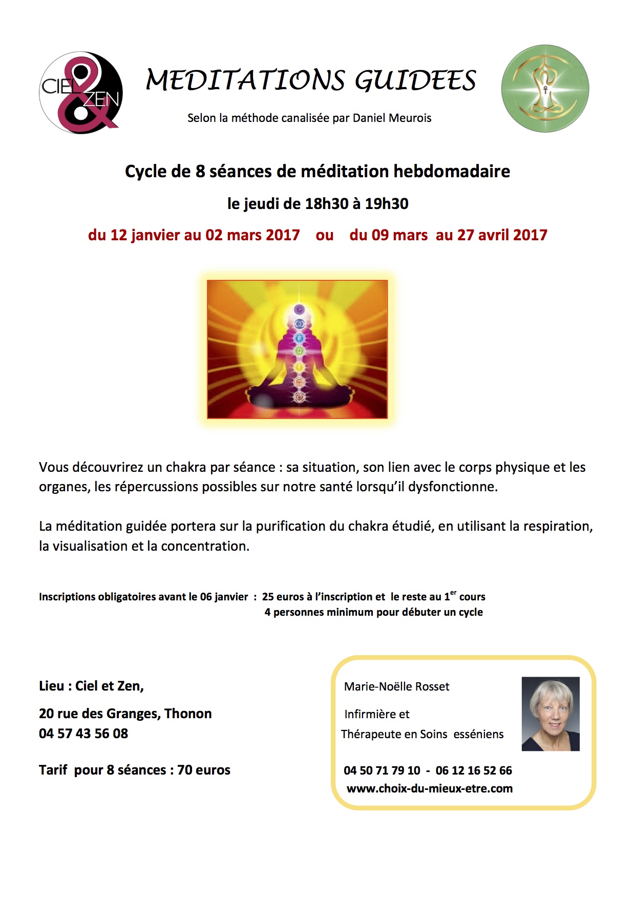 MEDITATIONS GUIDEES CYCLE 2