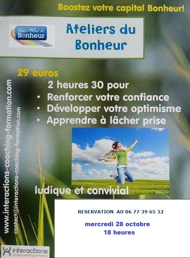 FLYER THONON ATELIER BONHEUR Mercredi 28 octobre Copie