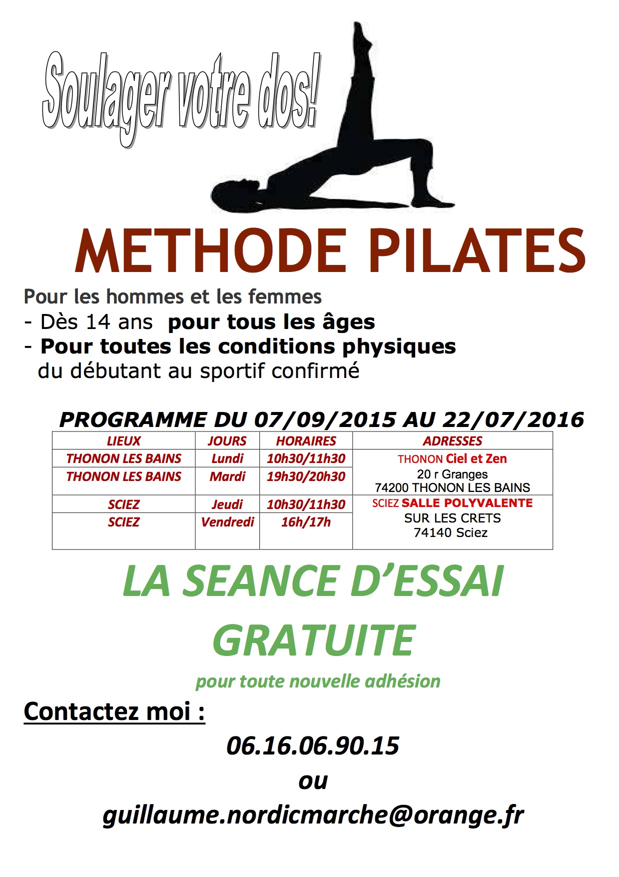 affiche pilates thonon 2015 2016