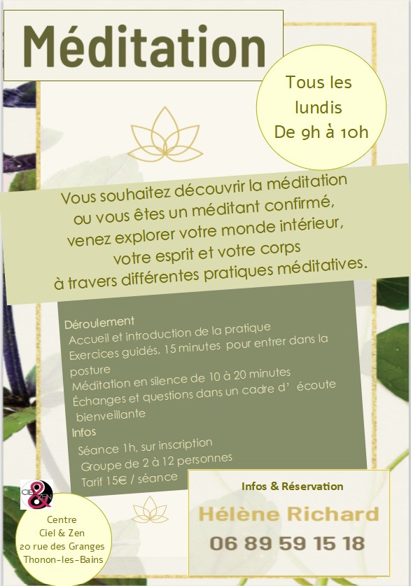 affiche meditation 3