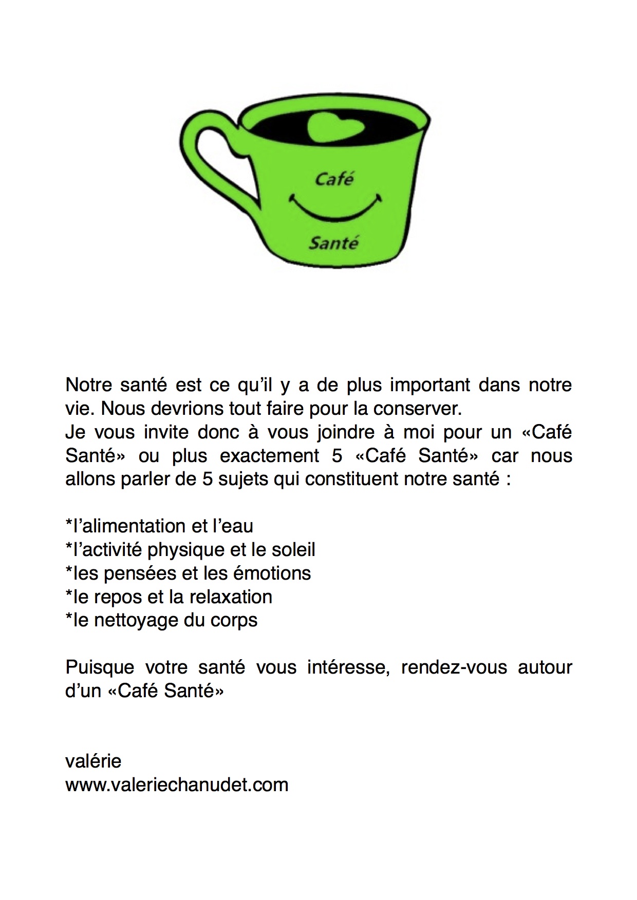 café santé